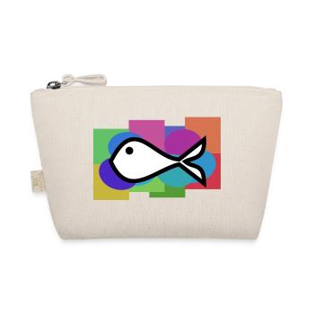 FISH. MEMORY. SARDINE. APRIL FOOL. SEA - Organic Pouch - nature - Front