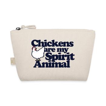 Les poules sont mon animal spirituel - Trousse biologique - nature - Devant
