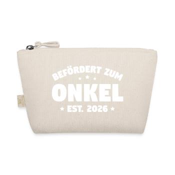 Promu Oncle 2026 – Idée de cadeau Oncle - Trousse biologique - nature - Devant