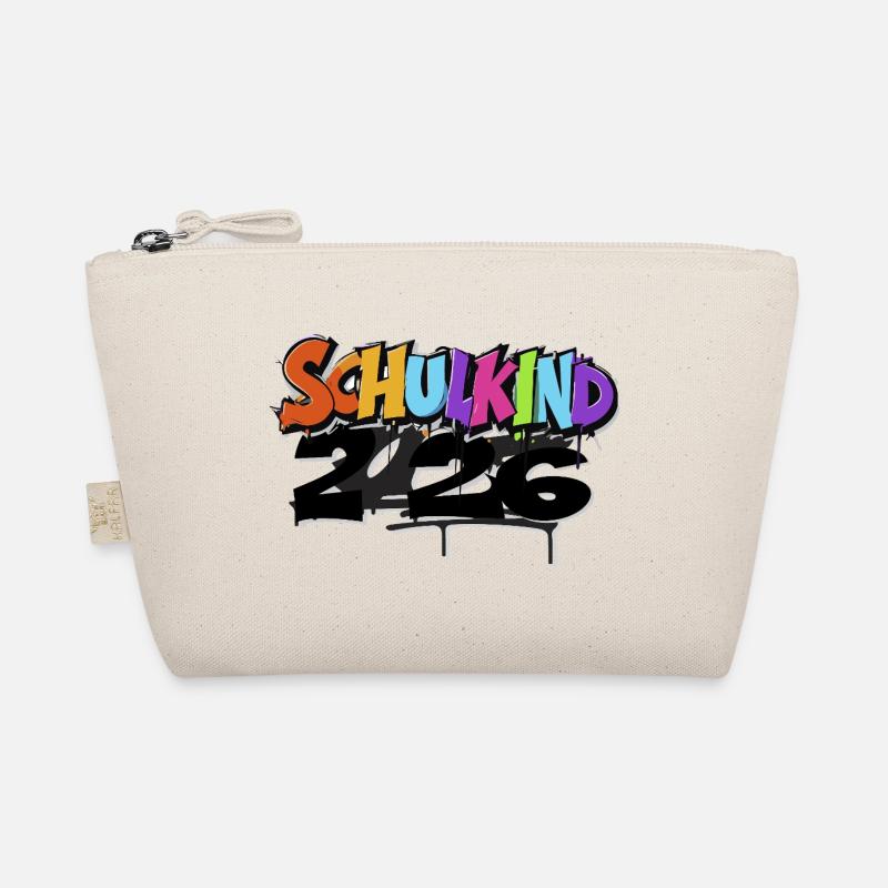 Schulkind 2026 Graffiti Design Schulbeginn Bio-Täschchen