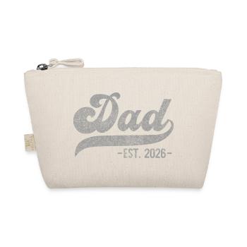 Dad EST. 2026 – Geschenk für neue Väter - Bio-Täschchen - Natur - Vorne