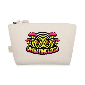 Overstimulated Psychedelic Eyes - Organic Pouch - nature - Front