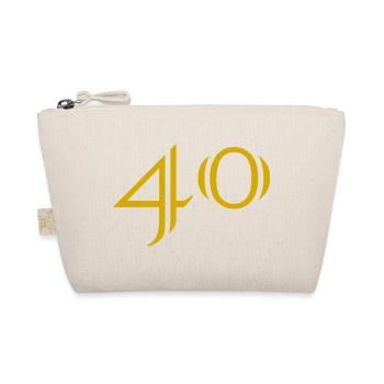 40. 40 ANS. 40e ANNIVERSAIRE. ANNIVERSAIRE 40 ANS. - Trousse biologique - nature - Devant