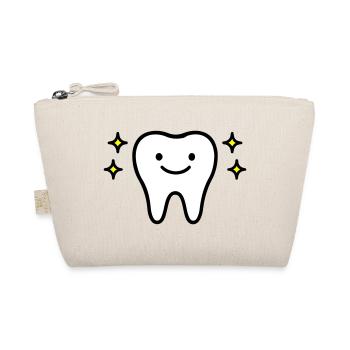 Tooth Cute - Organic Pouch - nature - Front