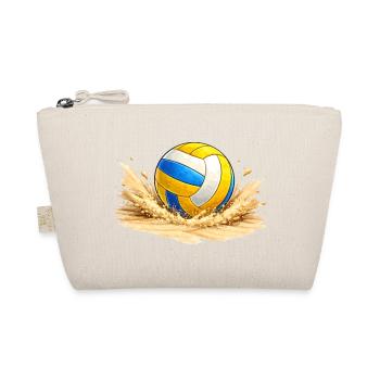 Volley-ball dans le sable sur la plage - Trousse biologique - nature - Devant