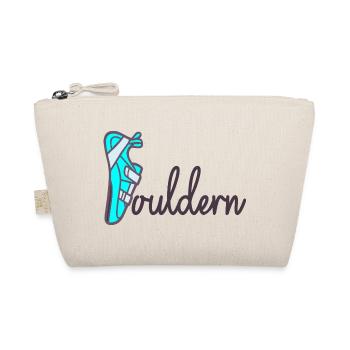 Father's Day Dad Bouldering - Organic Pouch - nature - Front