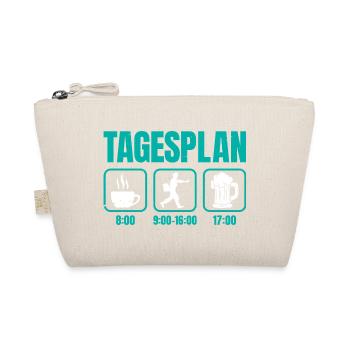 Postman DAILY SCHEDULE Delivering Packages Funny - Organic Pouch - nature - Front