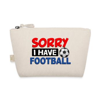 Sorry_i_have_football - Organic Pouch - nature - Front