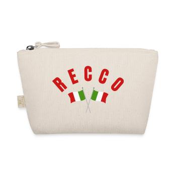 Recco Italian Flags Crossed - Organic Pouch - nature - Front