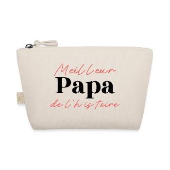 Best Dad in History - Original Gift - Organic Pouch - nature - Front