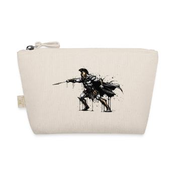 Spartan Gold und Blood Spartan Grunge Maskottchen - Bio-Täschchen - Natur - Vorne