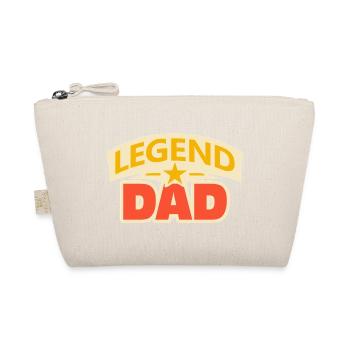 Legenden-Vater – Lustiges Vater-Design - Bio-Täschchen - Natur - Vorne