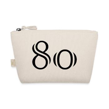 80. 80 YEARS. 80th ANNIVERSARY. 80 YEARS ANNIVERSARY. - Organic Pouch - nature - Front