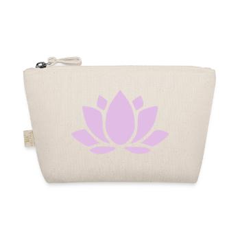 Fleur de lotus Fleur de lotus Fleur de lotus Fleur de violette Fleur de yoga - Trousse biologique - nature - Devant