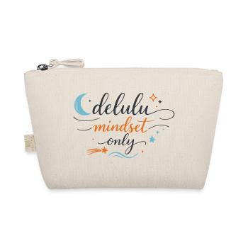 Delulu Mindset Nur Fantasie - Bio-Täschchen - Natur - Vorne