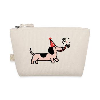 Fête Teckel Chien d’anniversaire - Trousse biologique - nature - Devant