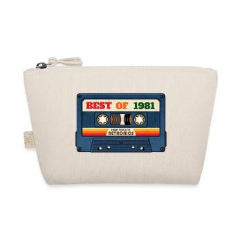 Best of 1981 – Retro Mixtape im Vintage-Look - Bio-Täschchen - Natur - Vorne