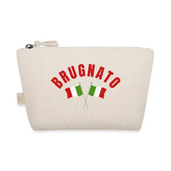 Brugnato Italian Flags - Organic Pouch - nature - Front