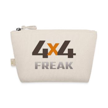 4x4 FREAK Orange X Logo - Organic Pouch - nature - Front