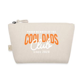 Cool Dads Club Member since 2026 Dad Gift - Organic Pouch - nature - Front