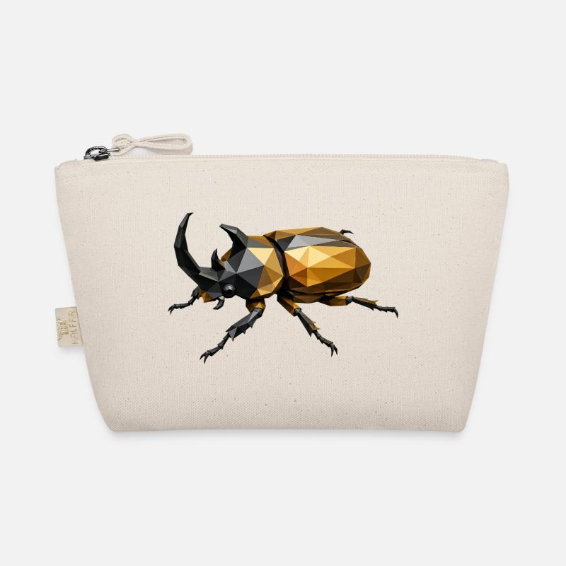 Geometrischer Goldkäfer Organic Pouch