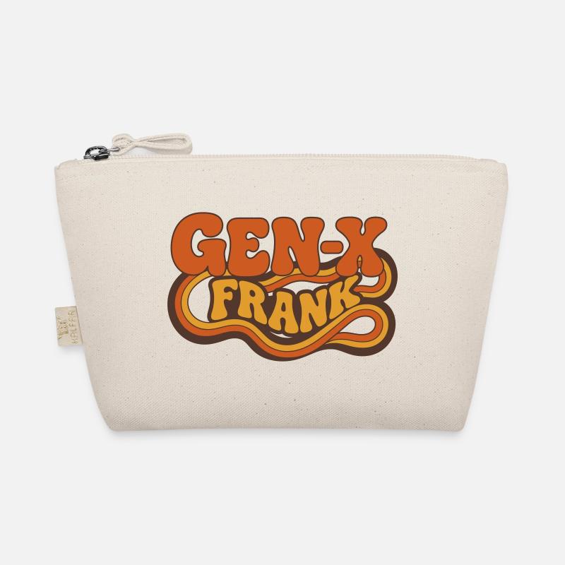 Gen-X Frank Retro Logo - Bio-Täschchen - Natur