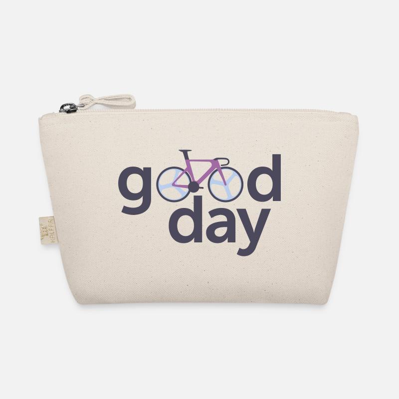 Logo typographique de la bicyclette Good Day Trousse biologique