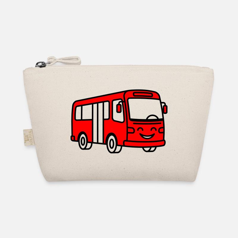 Bus-Cartoon Bio-Täschchen