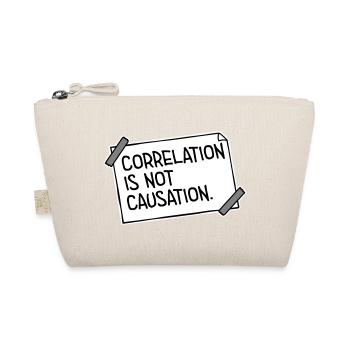 Correlation Is Not Causation Nerd Science - Organic Pouch - nature - Front