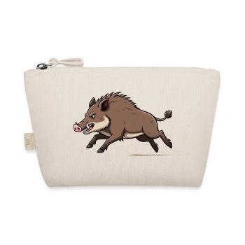 Wild boar runs - Organic Pouch - nature - Front