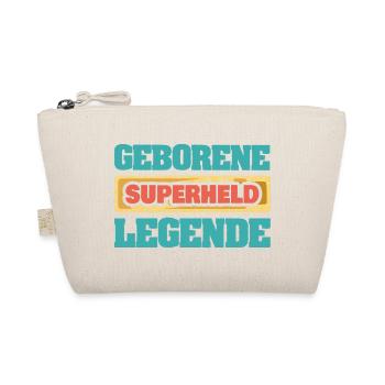 Legende Superheld - Bio-Täschchen - Natur - Vorne
