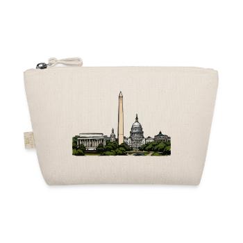 Washington Skyline Motiv - Bio-Täschchen - Natur - Vorne