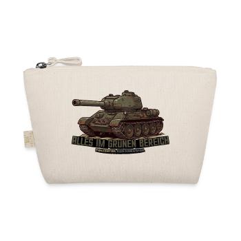 T-34 Panzer – Alles im grünen Bereich - Bio-Täschchen - Natur - Vorne