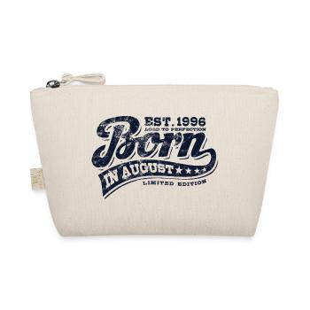 Born in August 1996 - Birthday - Gift - Organic Pouch - nature - Front