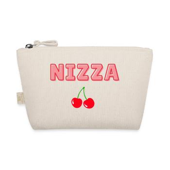 Jolie police rose avec des cerises - Trousse biologique - nature - Devant
