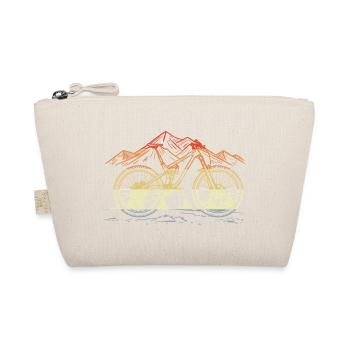 Mountain Bike Sketch Vintage - Organic Pouch - nature - Front