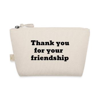 DANKE FÜR DEINE FREUNDSCHAFT - Bio-Täschchen - Natur - Vorne