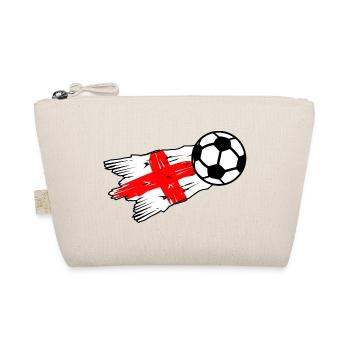 Le drapeau anglais rencontre le football - Trousse biologique - nature - Devant