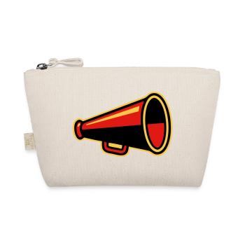 Red Megaphone Ultras Icon - Organic Pouch - nature - Front
