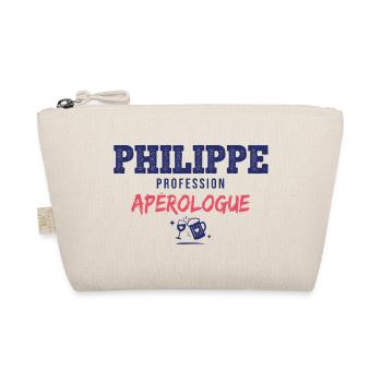 Philippe Maître Aperologe – Humorgeschenk - Bio-Täschchen - Natur - Vorne