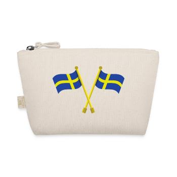 Flagge von Schweden - Bio-Täschchen - Natur - Vorne