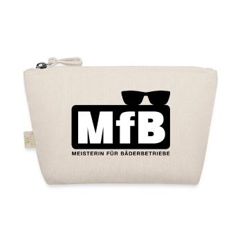 MfB Meisterin für Bäderbetriebe Sonnenbrille - Bio-Täschchen - Natur - Vorne