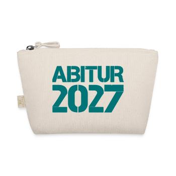 Abitur 2027 Jahrgangs-Design - Bio-Täschchen - Natur - Vorne