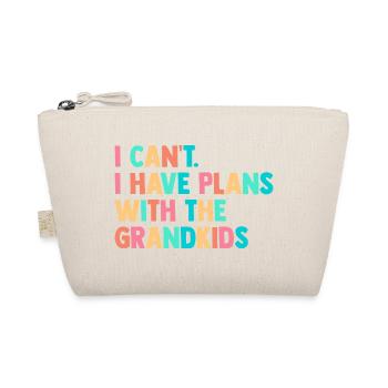 I Cant I Have Plans With The Grandkids Grandma Nan - Bio-Täschchen - Natur - Vorne