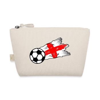 St Georg Kreuz Fußball Graffiti - Bio-Täschchen - Natur - Vorne
