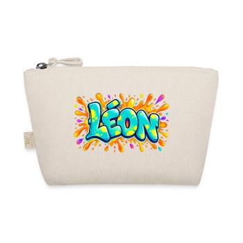 LÉON in Graffiti: das Geschenk, das alles in die Luft jagen wird - Bio-Täschchen - Natur - Vorne
