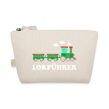 Lokführer Jungen Lokomotive - Bio-Täschchen - Natur - Vorne