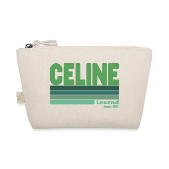 Céline-grüne Legende - Bio-Täschchen - Natur - Vorne