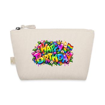 Herzlichen Glückwunsch zum Geburtstag Graffiti Pride: Pride garantiert! - Bio-Täschchen - Natur - Vorne