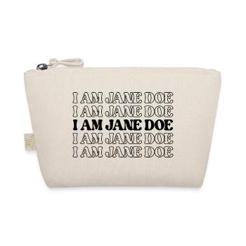 I AM JANE DOE Stand With Women Support-Muster - Bio-Täschchen - Natur - Vorne